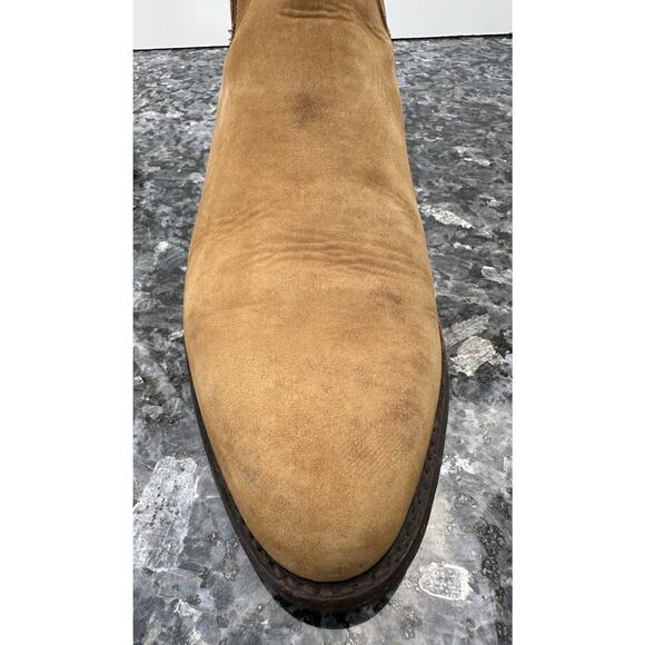 El Canelo Botin Charros Mens Mex 30 Brown Leather Slip-On Ankle Chelsea Boot main image 13